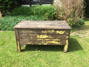 18th century oak coffer