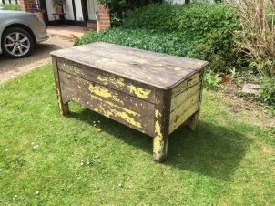 18th century oak coffer