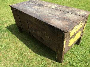 18th century oak coffer