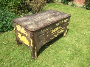 18th century oak coffer