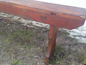 1940's London Underground Bench