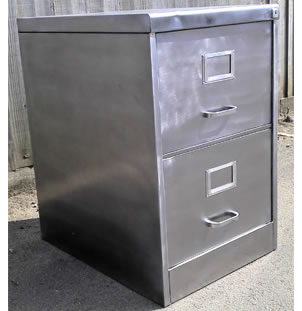 C.1950 2 Drawer Filing Cabinet