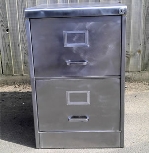 C.1950 2 Drawer Filing Cabinet