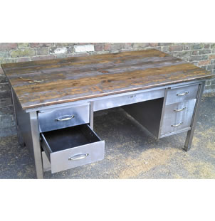 1950's Steel Desk