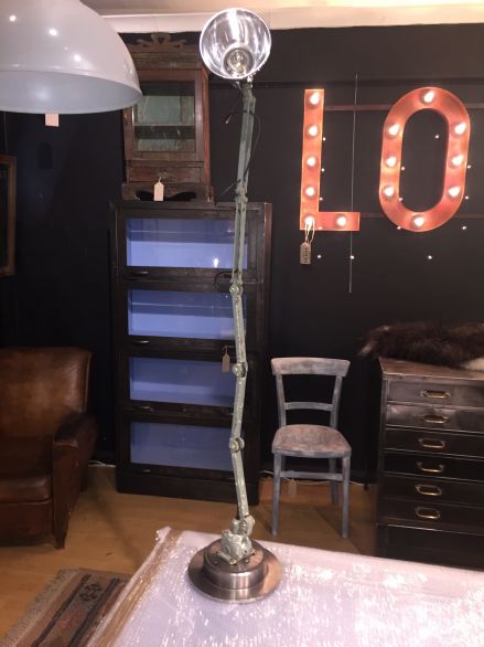 1950s articulated factory light