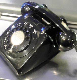 1950s Black Telephone (Converted)