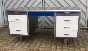1950s polished tanker desk