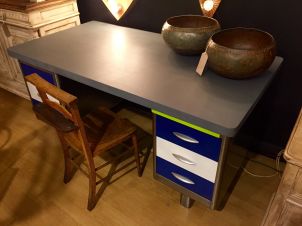 1950s steel desk