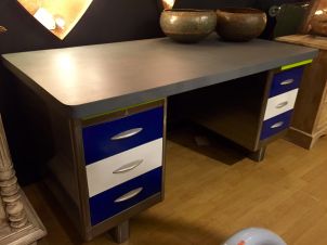 1950s steel desk