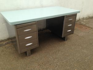 1950's Twin Pedestal Desk