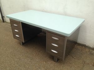 1950's Twin Pedestal Desk