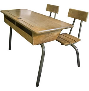 1960s Twin Childs Desk