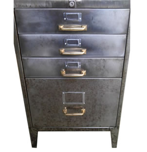 1950s 4 Drawer Cabinet on Legs