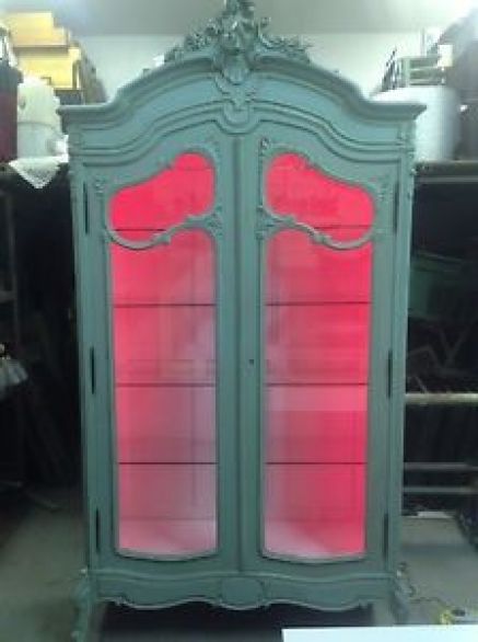 Antique French Armoire/Vitrine
