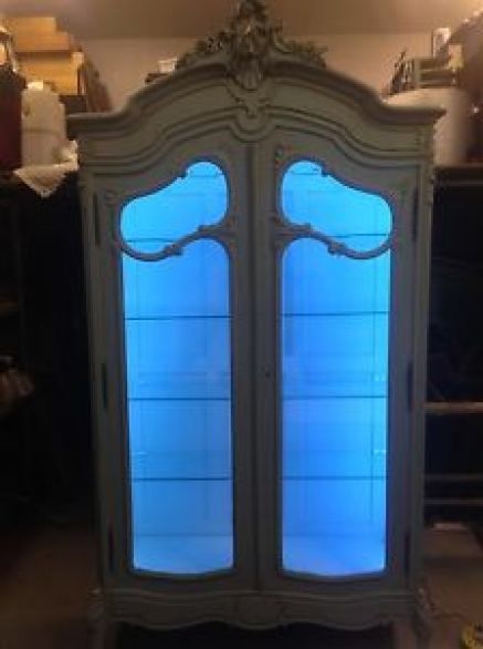Antique French Armoire/Vitrine