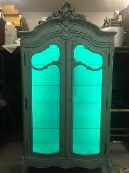 Antique French Armoire/Vitrine