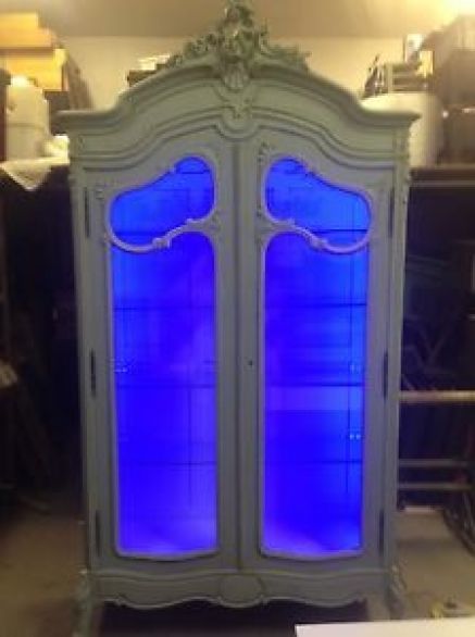Antique French Armoire/Vitrine