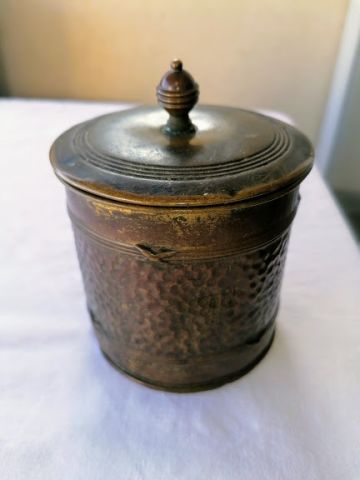 Brass Humidor with Match Strike