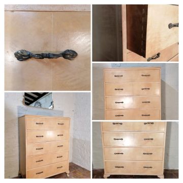 Burr Walnut Chest of Draws