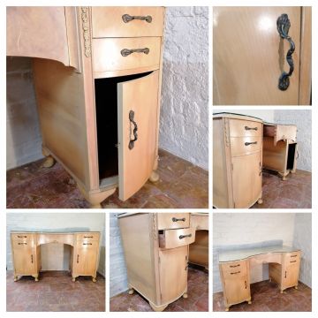 Burr Walnut Dressing Table