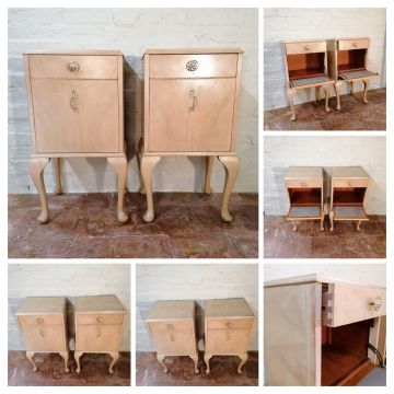 Burr Walnut Bedside Tables