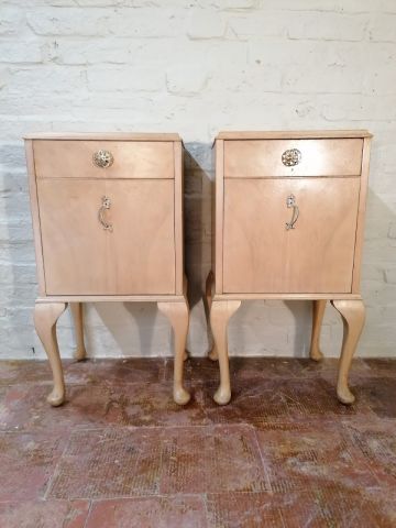 Burr Walnut Bedside Tables