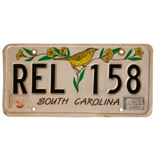 Vintage American Licence Plates