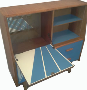 1960s Upcycled Cocktail Cabinet