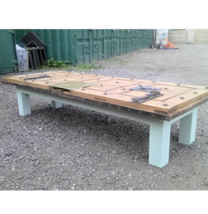 Victorian Dartmoor Prison Door Table