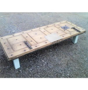 Victorian Dartmoor Prison Door Table