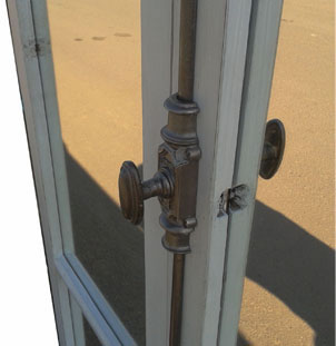 French Window Doors Mirror