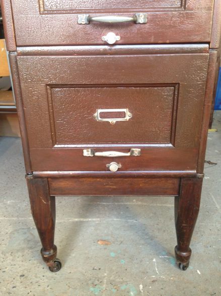 Edwardian 2 Drawer Filing Cabinet