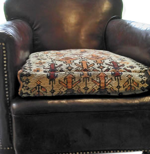 C.1920 English Dark Leather Club Chair