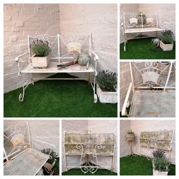 Ornate Garden Seat Plant Display