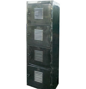 Four Compartment Locker