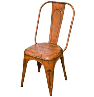 French Tolix Style Repro Steel Chair