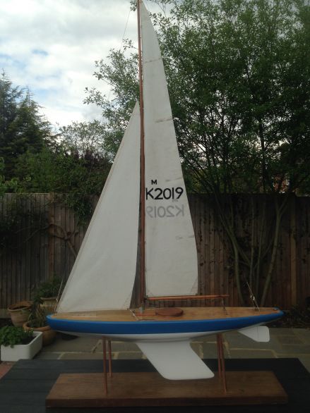 Giant 1960's Pond Yacht