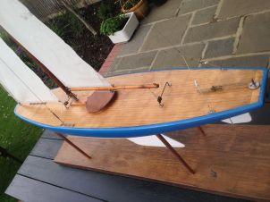 Giant 1960's Pond Yacht