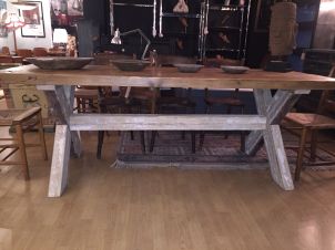 Hand made dining table