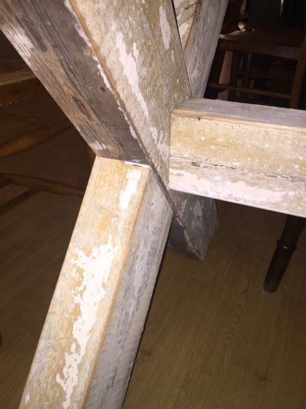 Hand made dining table