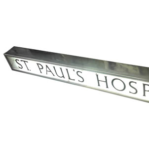 St Paul's Hospital Sign Covent Garden