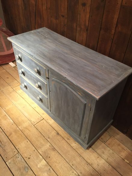 Painted vintage sideboard