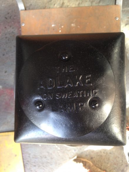 Pair of Victorian Railway Adlake Gas Lamps