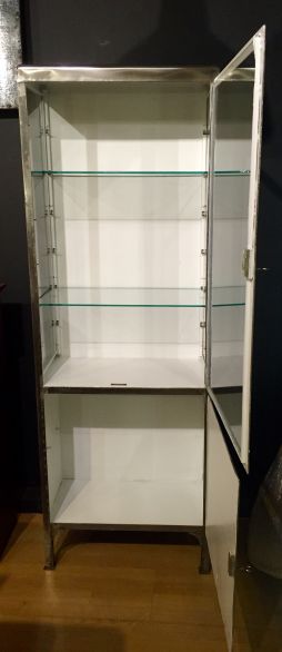 Polished medical cabinet