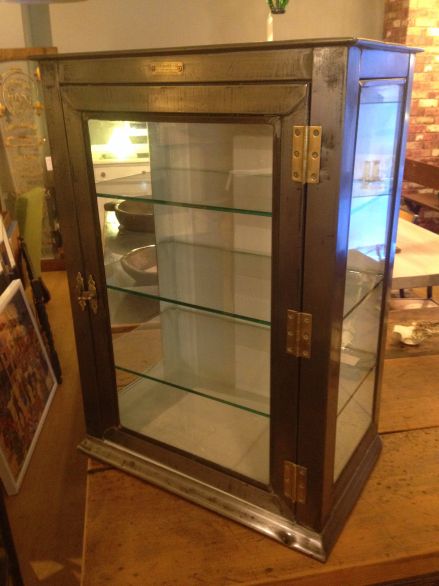 Polished Steel Medical Cabinet