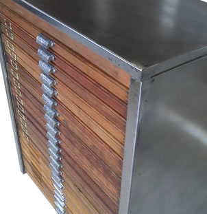 Mid 20th century printers chest