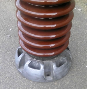 Upcycled Pylon Resistor Table