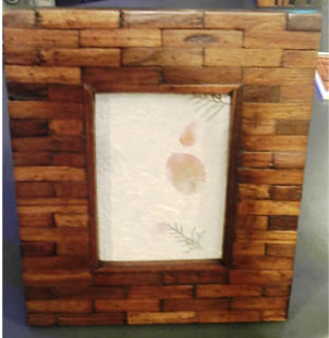 Reclaimed Teak Picture Frame