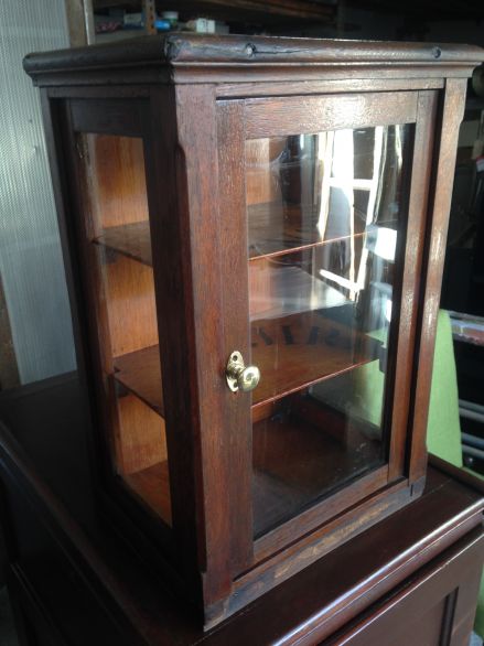 Small Antique Display Cabinet
