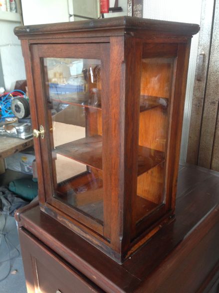 Small Antique Display Cabinet
